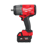 Milwaukee M18 FUEL™ FHIW2F12 1/2" Impact Wrench + 2 M18™ 5 Ah Batteries + M18 Charger + Plastic Case 