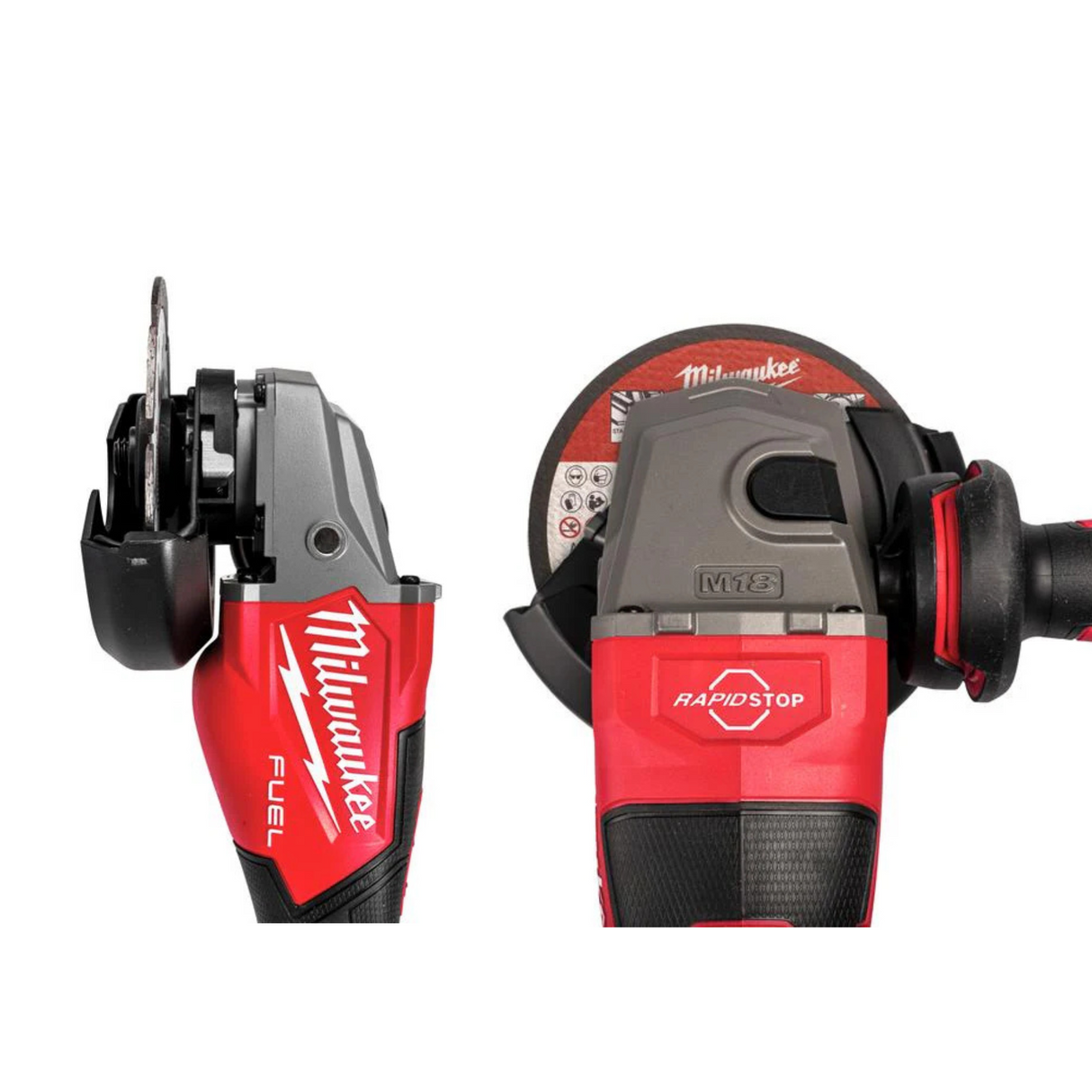 Polizor unghiular 125mm Milwaukee M18™ FHSAG125 + 2 acumulatori M18 FORGE™ 8 Ah+ incarcator M12/M18 + cutie din plastic