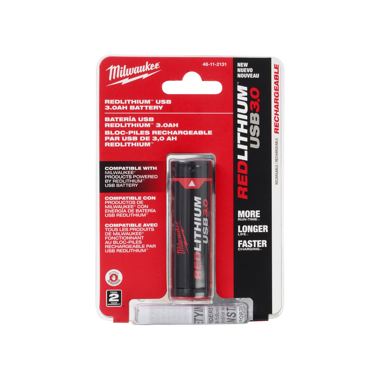 Acumulator Milwaukee REDLITHIUM™ USB 3.0 Ah